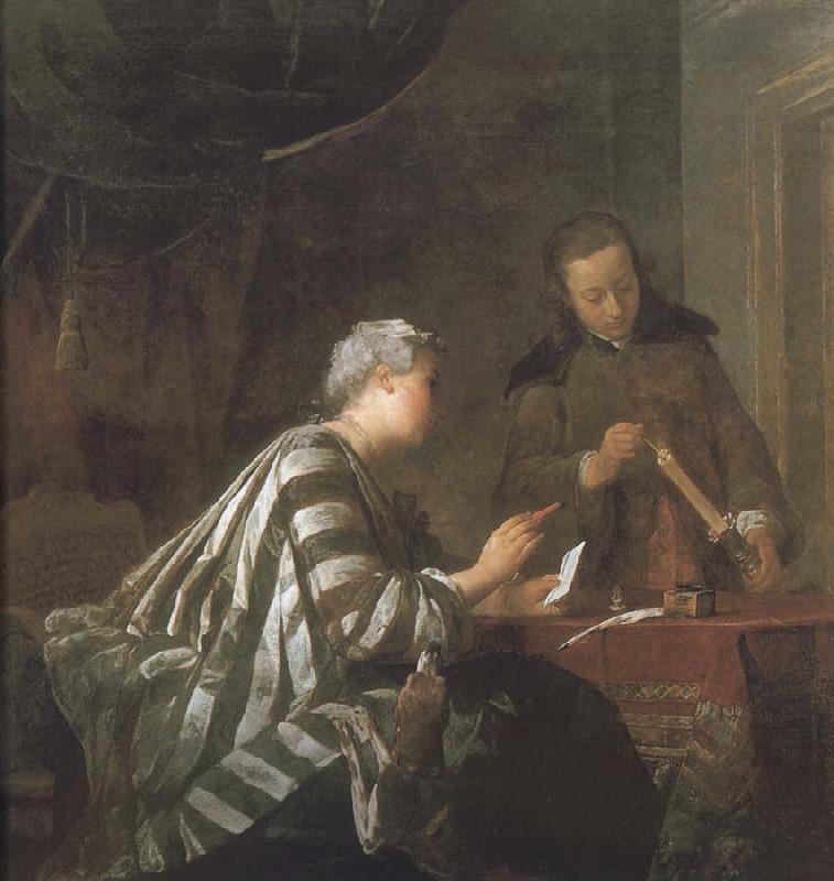 Jean Baptiste Simeon Chardin Letters of women Germany oil painting art